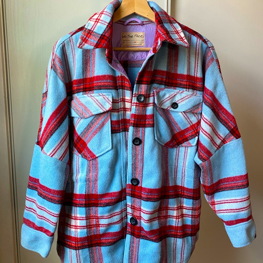 FP Plaid Buttondown size S